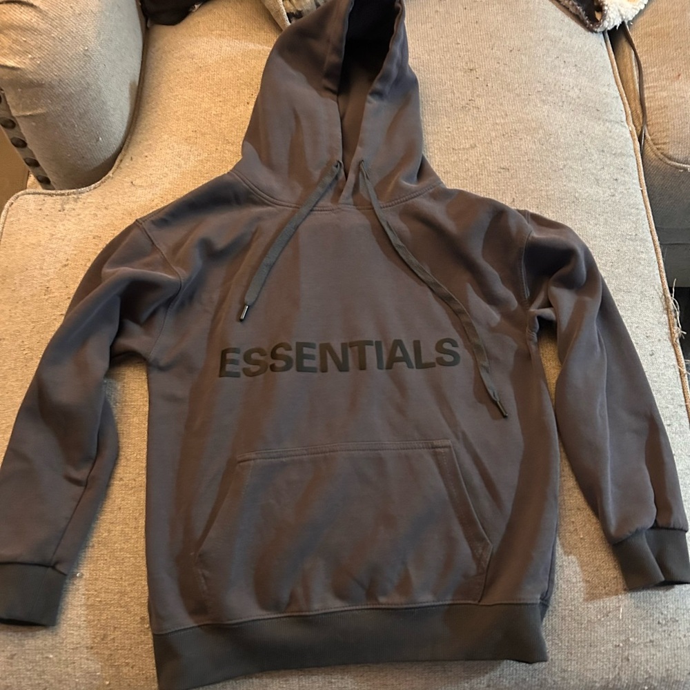 Essentials Men's Charcoal Hoodie